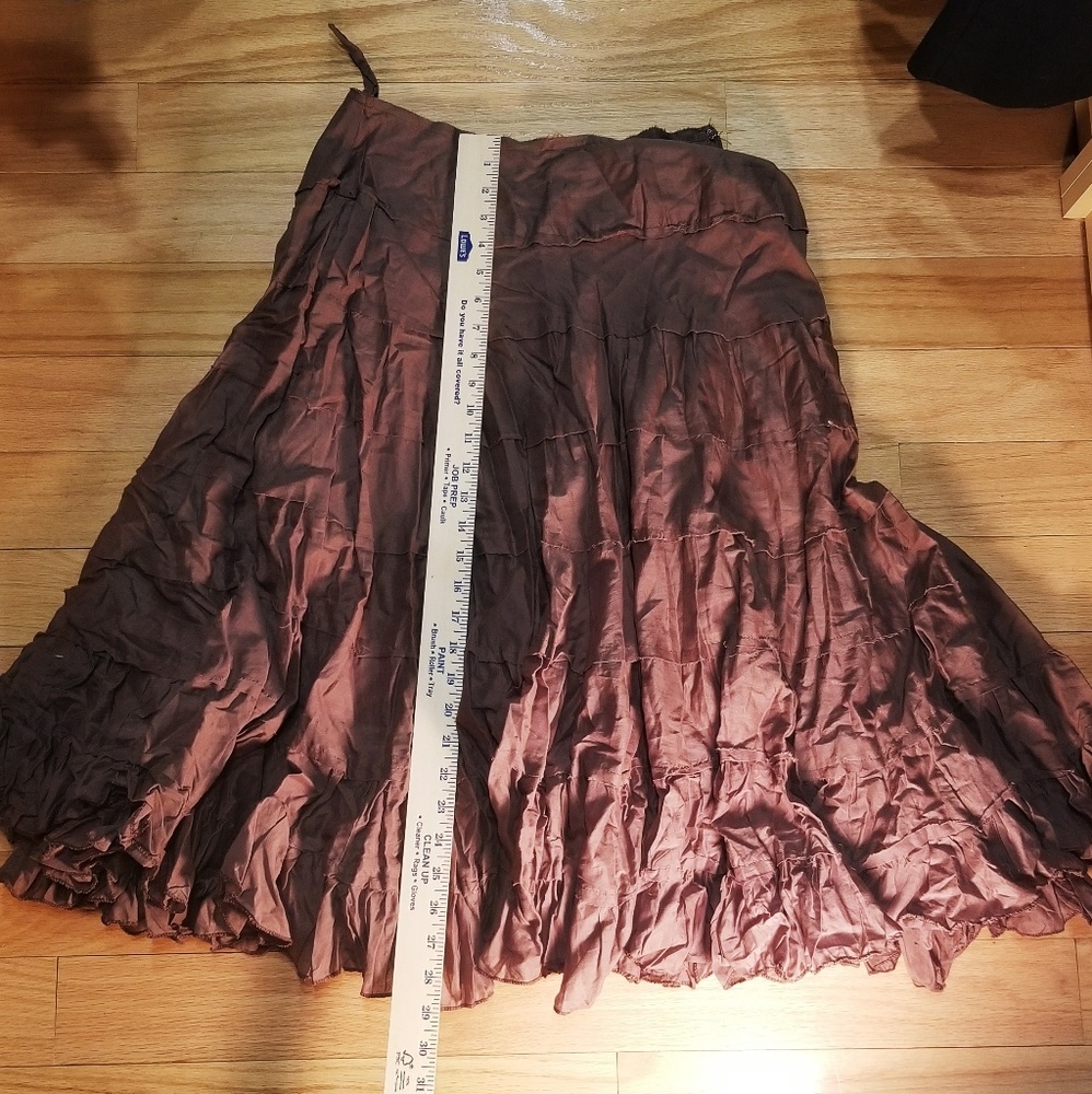 Fun brown bohemian skirt